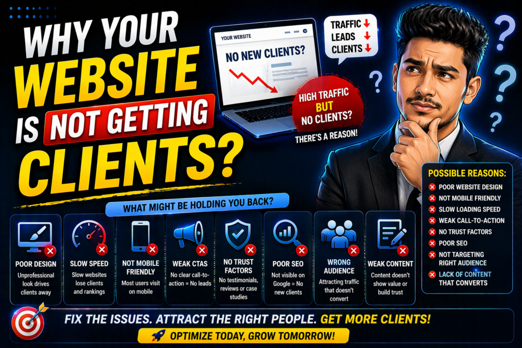 Why your website is not getting clients