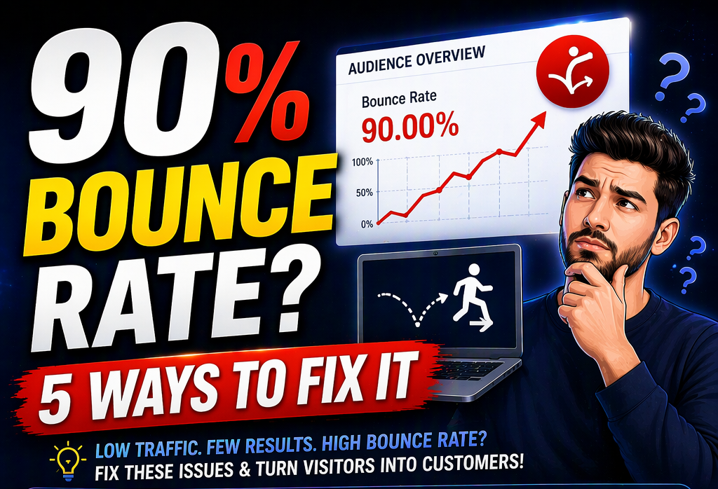 why visitors leave your website quickly